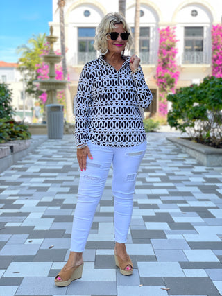 SANDBAR ZIPPER TOP