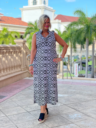 NAPLES DAY RUFFLE MAXI