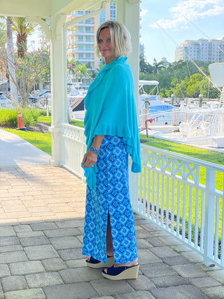 BAHAMA BLUE TURTLE KEYHOLE MAXI