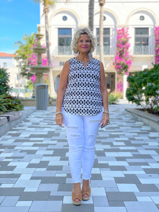 SANDBAR SLEEVELESS V NECK - Cathys Place