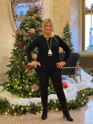 PERFECT BLING BLACK JEANS