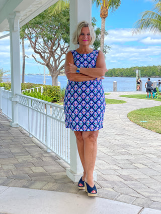 PINEAPPLE VACATION SHIFT DRESS