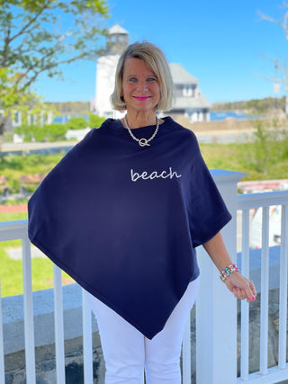 BOARDWALK BEACH PONCHO - Cathys Place