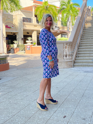 PINEAPPLE VACA SLEEVE DRESS