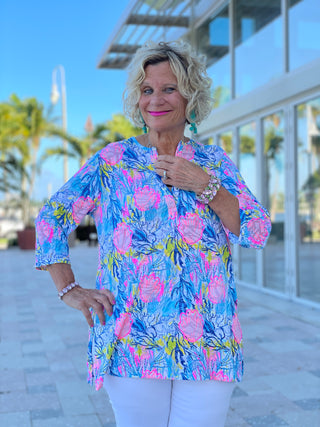 SIESTA BEACH TUNIC - Cathys Place