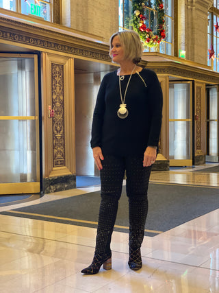 PERFECT BLING BLACK JEANS