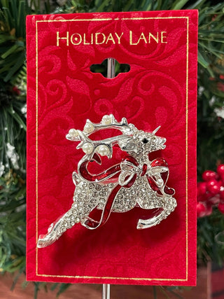 HOLIDAY REINDEER PIN - Cathys Place