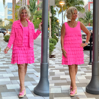 HOT PINK CHA CHA DRESS