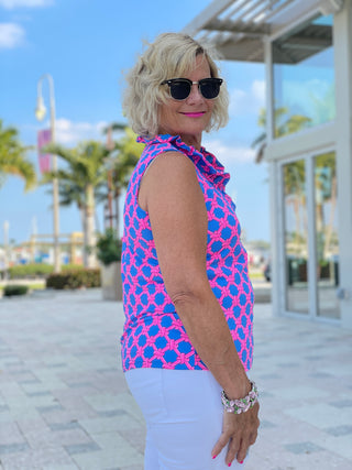 PINK SPADE SLEEVELESS RUFFLE - Cathys Place