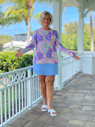 LIGHT PERRIWINKLE SKORT