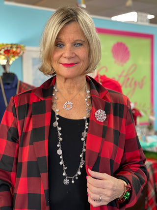 HOLIDAY SNOWFLAKE PIN - Cathys Place