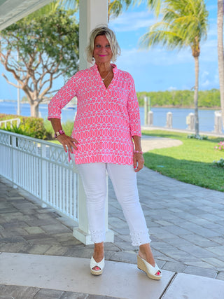 CANDY PINK TUNIC - Cathys Place