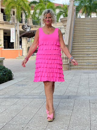 HOT PINK CHA CHA DRESS