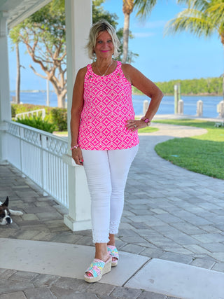 PINK DIAMONDS HALTER TOP