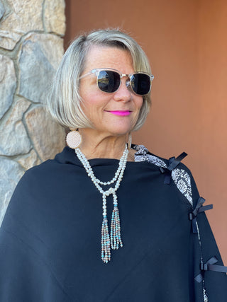 Santa Fe Aqua Lariat Necklace - Cathys Place