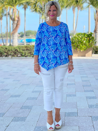 AQUA LANE ASYMMETRIC TOP - Cathys Place