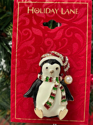 HOLIDAY PENQUIN PIN - Cathys Place