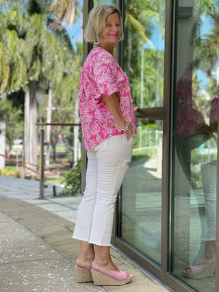 PINK LANE BELL SLEEVE