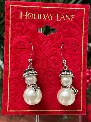 HOLIDAY SNOWMAN EARRING - Cathys Place