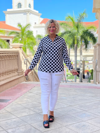 TINSLEY ZIPPER TOP - Cathys Place