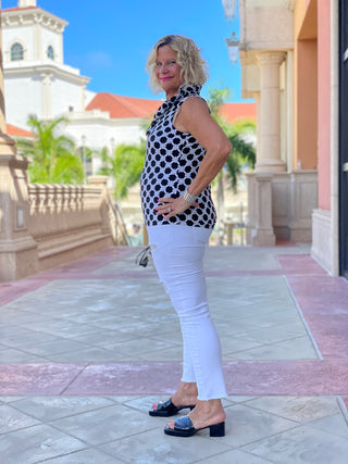 TINSLEY SLEEVELESS RUFFLE - Cathys Place