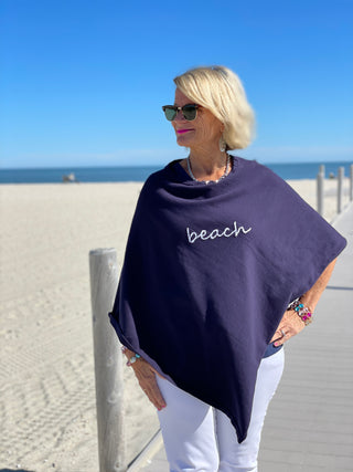BOARDWALK BEACH PONCHO - Cathys Place