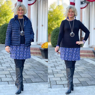 LULU-B PUFFER NAVYDOWN JACKET