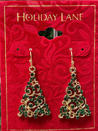 HOLIDAY CHRISTMAS TREEE EARRING - Cathys Place