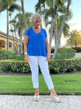DEEP SEA WAFFLE SHORT SLEEVE