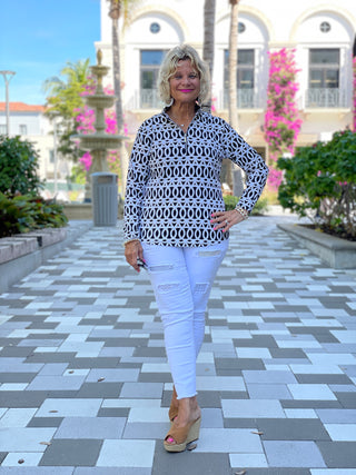 SANDBAR ZIPPER TOP