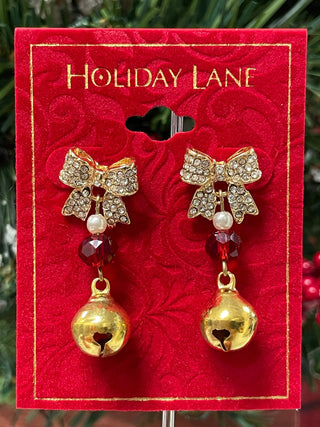 HOLIDAY BOWTIE EARRINGS - Cathys Place