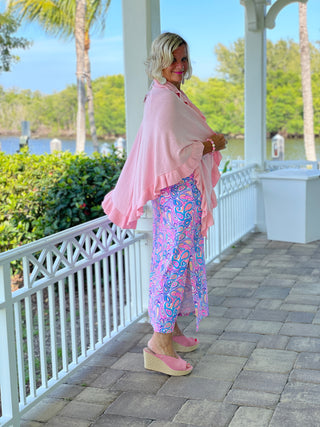 CAROLINA PAISLEY KEYHOLE MAXI