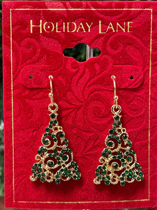 HOLIDAY CHRISTMAS TREEE EARRING - Cathys Place