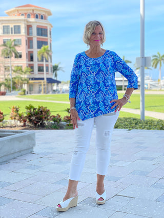 AQUA LANE ASYMMETRIC TOP - Cathys Place