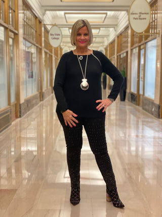 PERFECT BLING BLACK JEANS