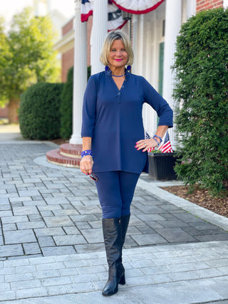 LULU-B NAVY TUNIC