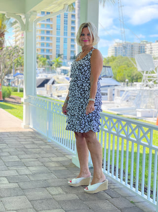 NAPLES DAY LAYERED RUFFLE DRESS