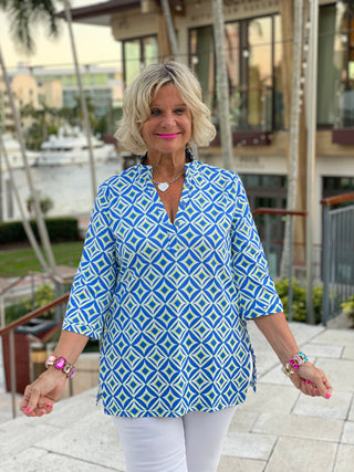 AQUA DIAMONDS TUNIC