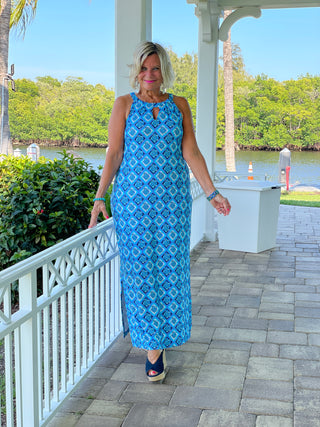 BAHAMA BLUE TURTLE KEYHOLE MAXI