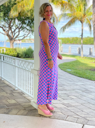 PINK SPADE KEYHOLE MAXI