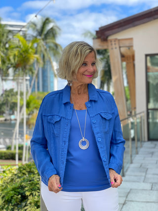 KEY WEST LINEN FRENCH BLUE