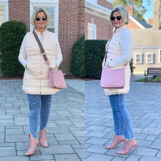 LULU-B BLUSH PUFFER VEST