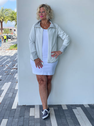 NAUTICAL DAY WHITE JACKET - Cathys Place