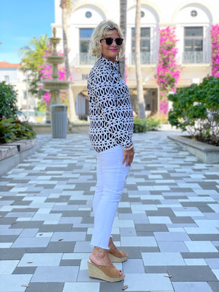 SANDBAR ZIPPER TOP
