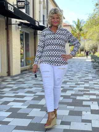 SANDBAR ZIPPER TOP