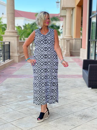 NAPLES DAY RUFFLE MAXI