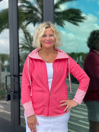 NAUTICAL DAY CORAL JACKET - Cathys Place