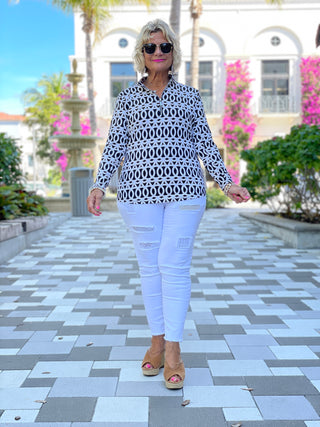 SANDBAR ZIPPER TOP