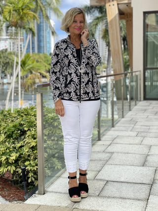 NAUTICAL LANE ZIPPER JACKET