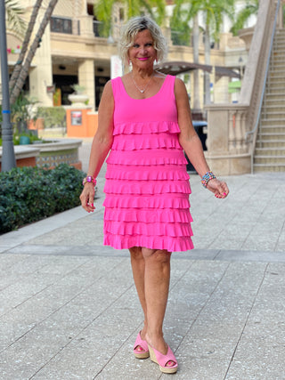 HOT PINK CHA CHA DRESS